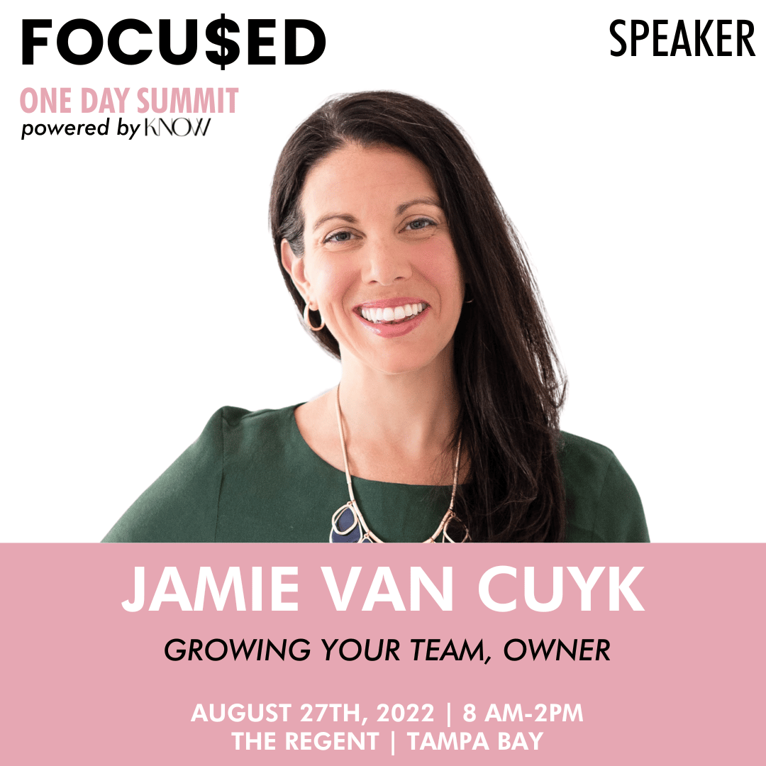 Join me at the 2021 KNOW Women Summit, Jamie Van Cuyk
