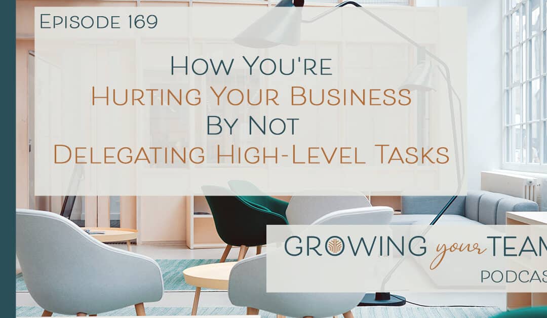 Ep169 – How You’re Hurting Your Business By Not Delegating High-Level Tasks