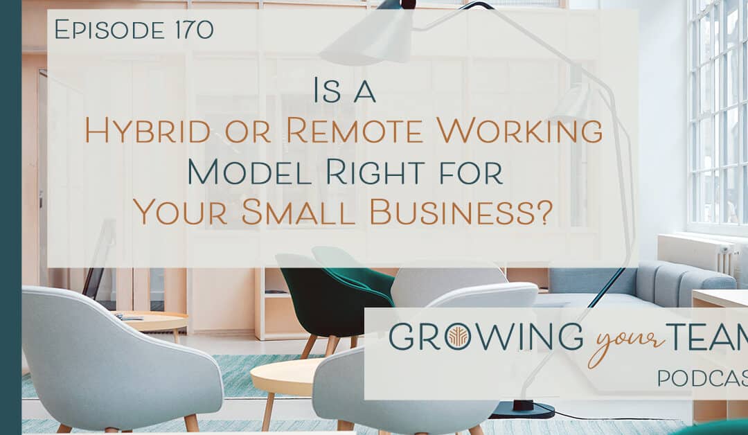 Ep170 – Is a Hybrid or Remote Working Model Right for Your Small Business?