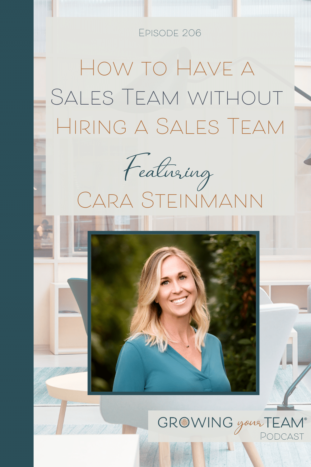 How to Have a Sales Team without Hiring a Sales Team with Cara Steinmann, Growing Your Team Podcast, Jamie Van Cuyk, Small Business