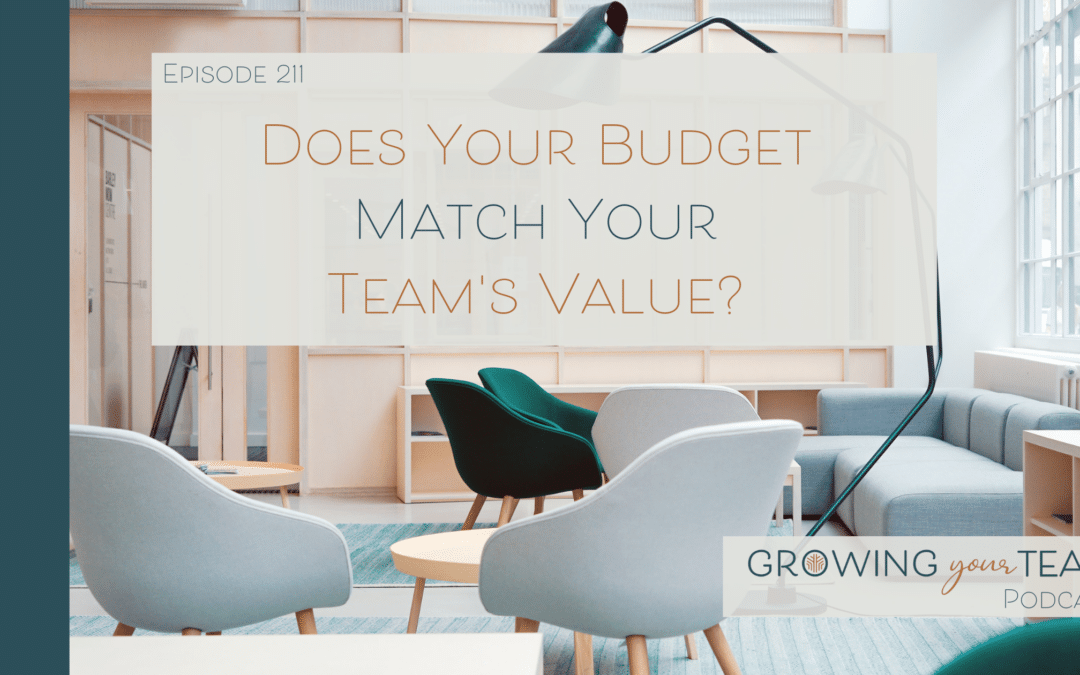 Ep211 – Does Your Budget Match Your Team’s Value?